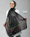 Slate | Printed Chiffon Scarf