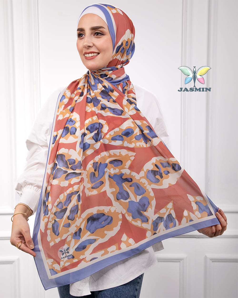 Apex | Printed Chiffon Scarf