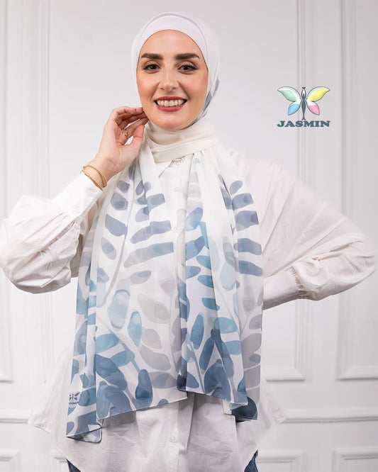 Glide | Printed Chiffon Scarf