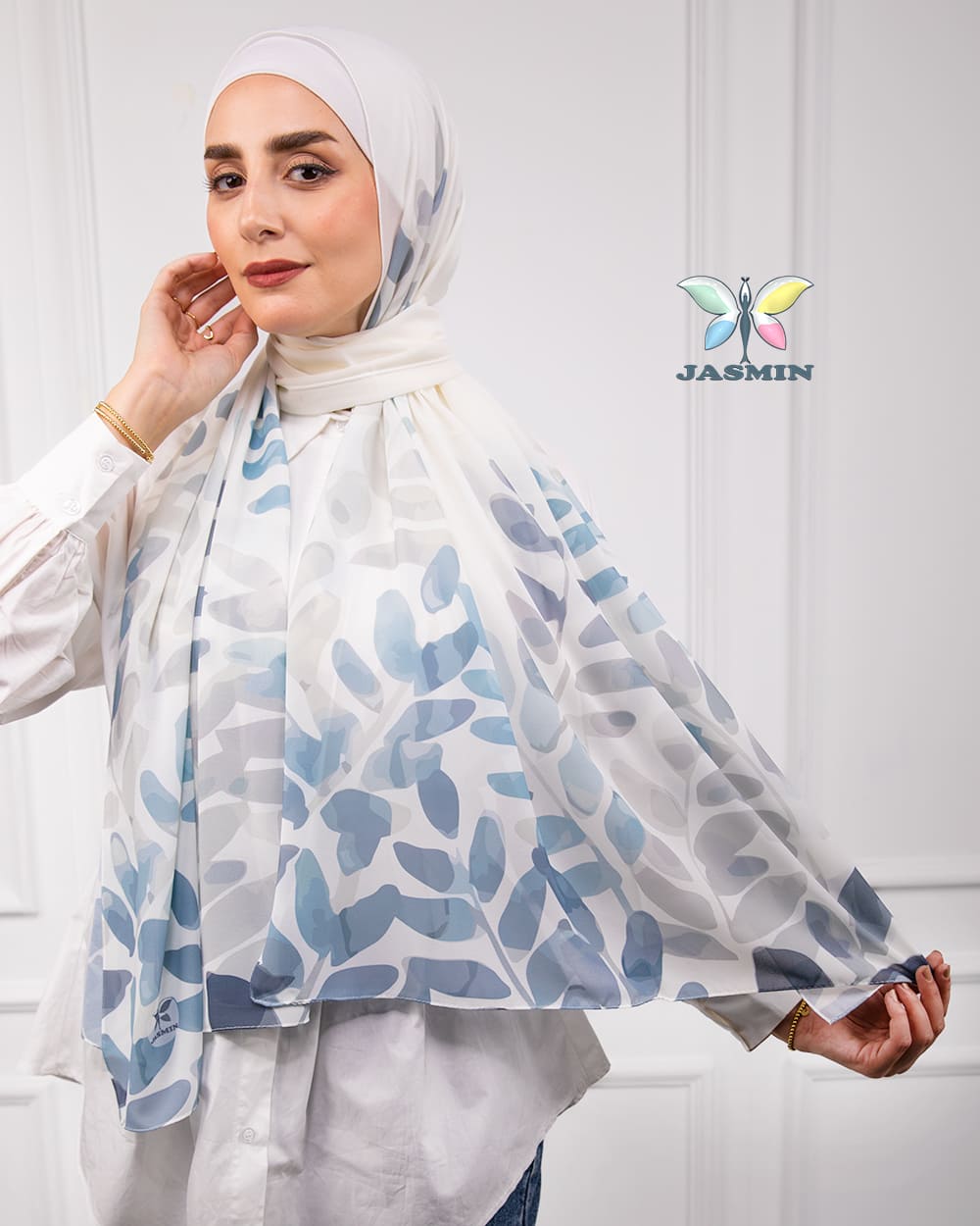 Glide | Printed Chiffon Scarf