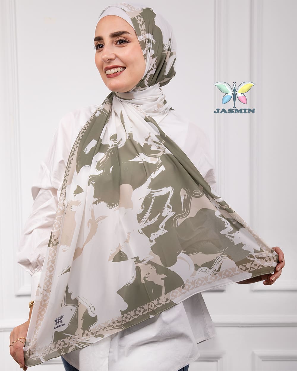 Dusk | Printed Chiffon Scarf