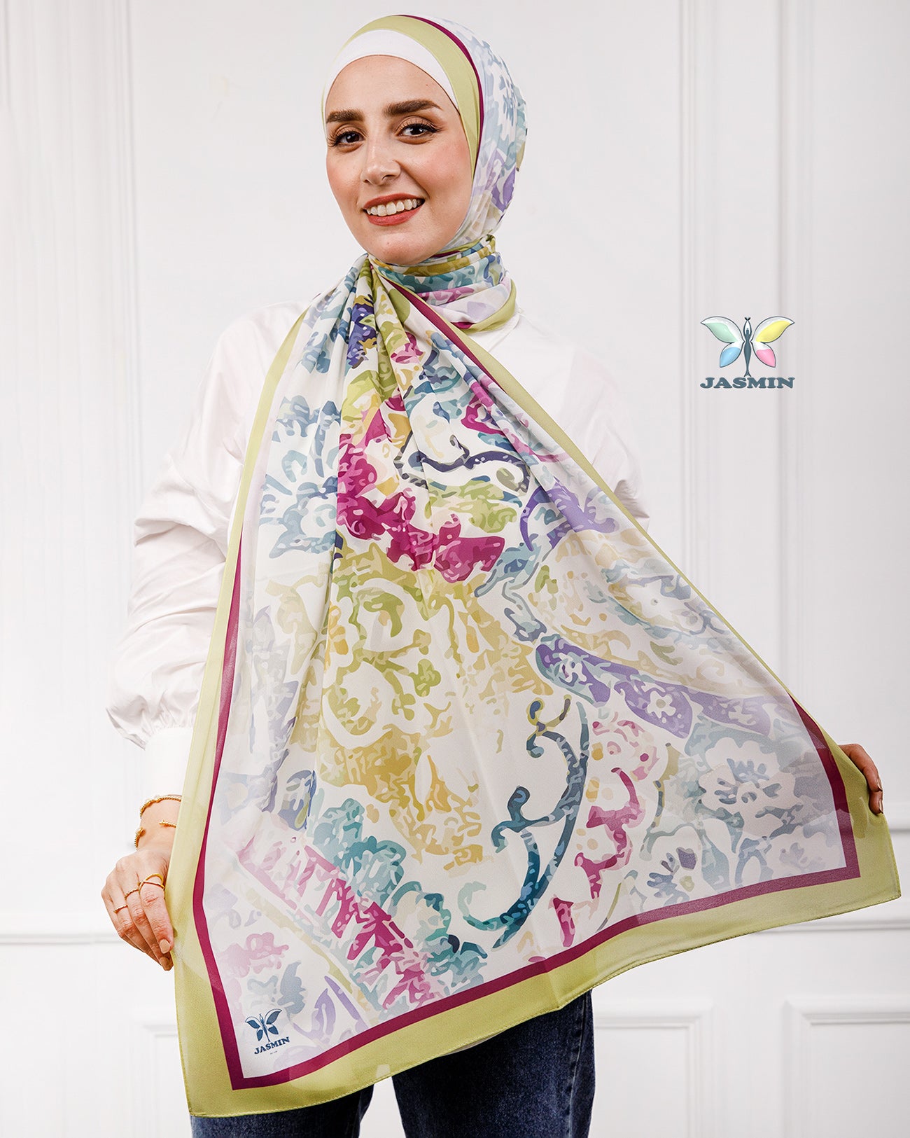 Tangle | Printed Chiffon Scarf