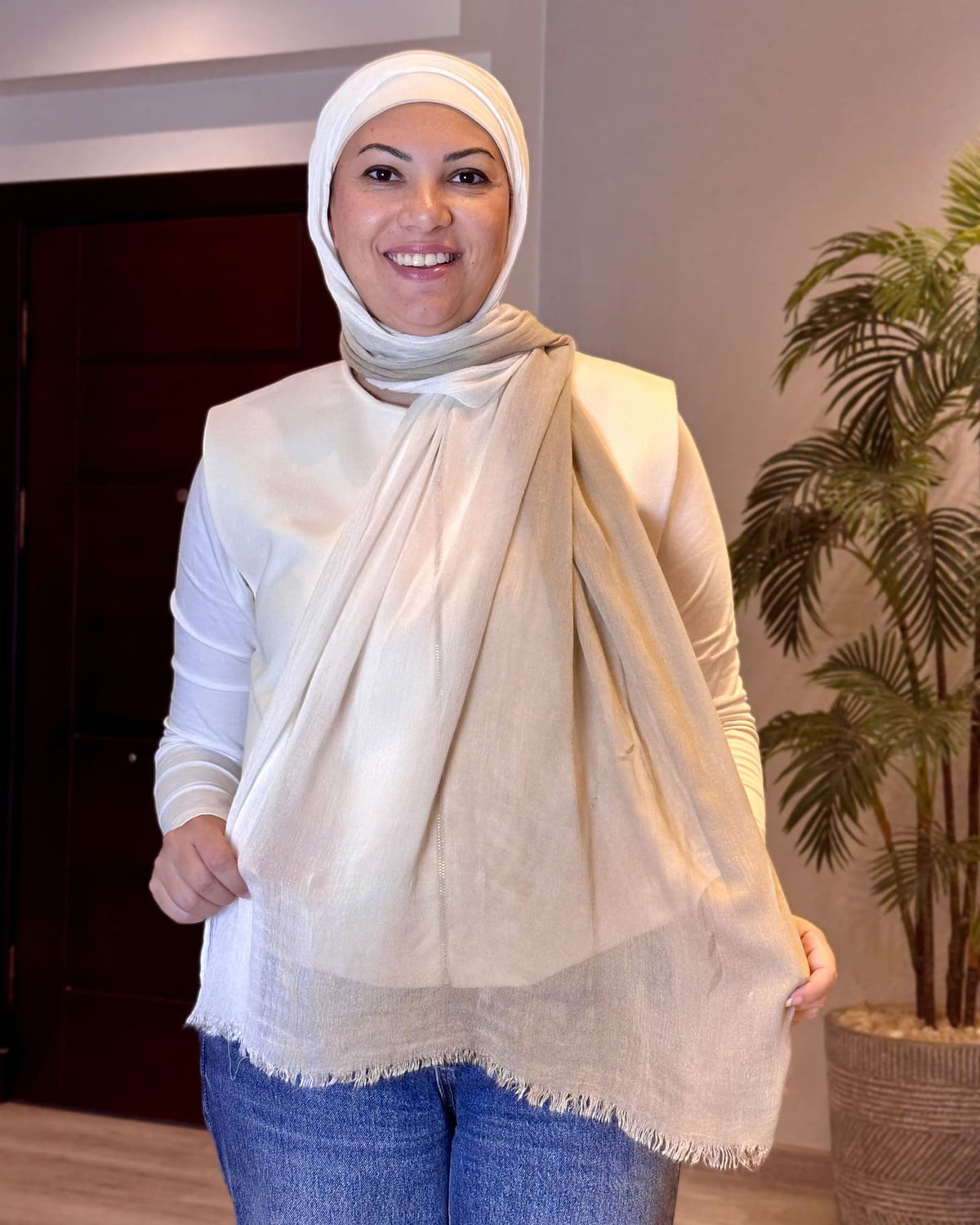 Elmarelle | Cotton Gradient Scarf