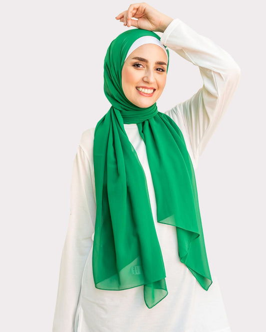 Plain Chiffon Scarf
