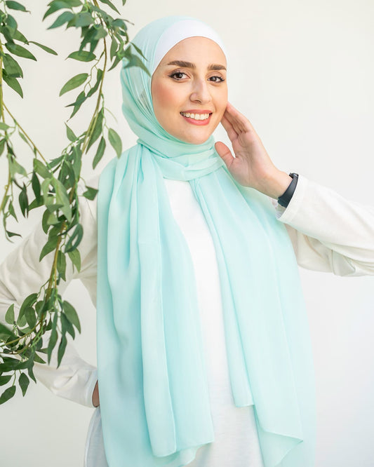 Plain Chiffon Scarf