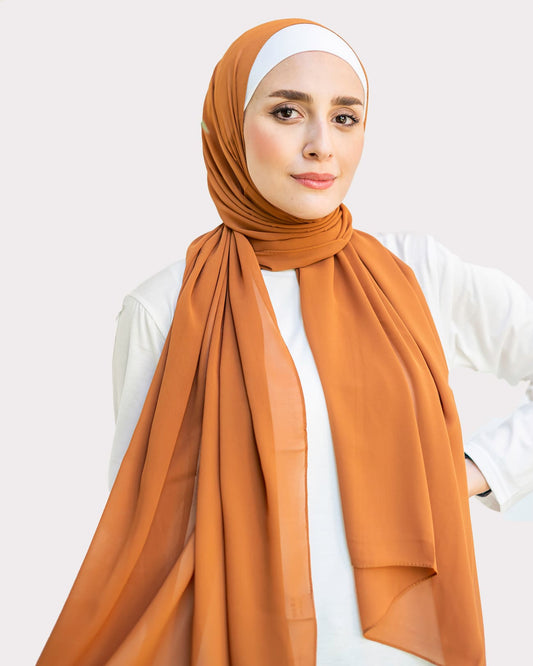 Plain Chiffon Scarf