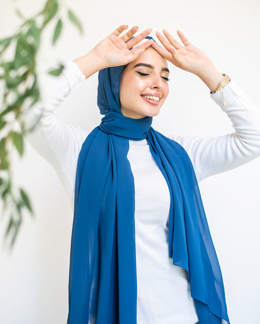 Plain Chiffon Scarf