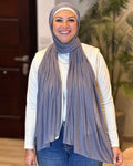 Zorinae | Grey | Cotton Kuwaiti Scarf