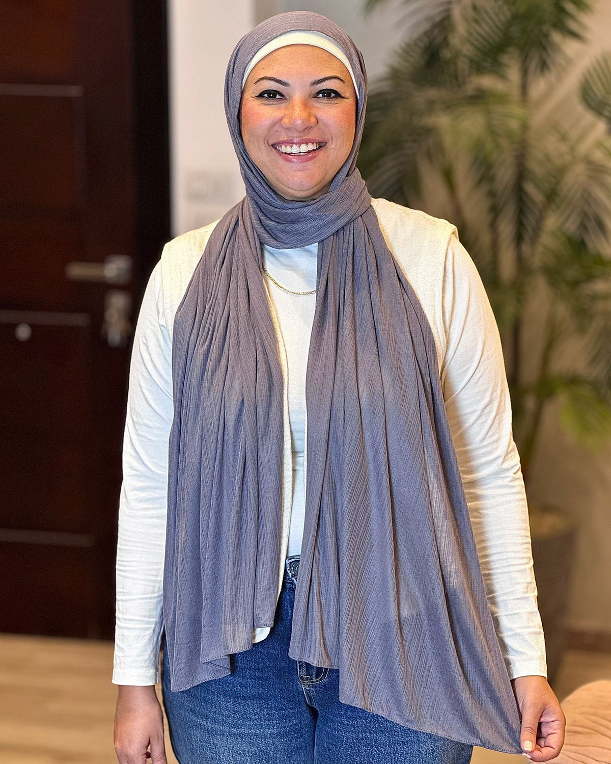 Zorinae | Grey | Cotton Kuwaiti Scarf