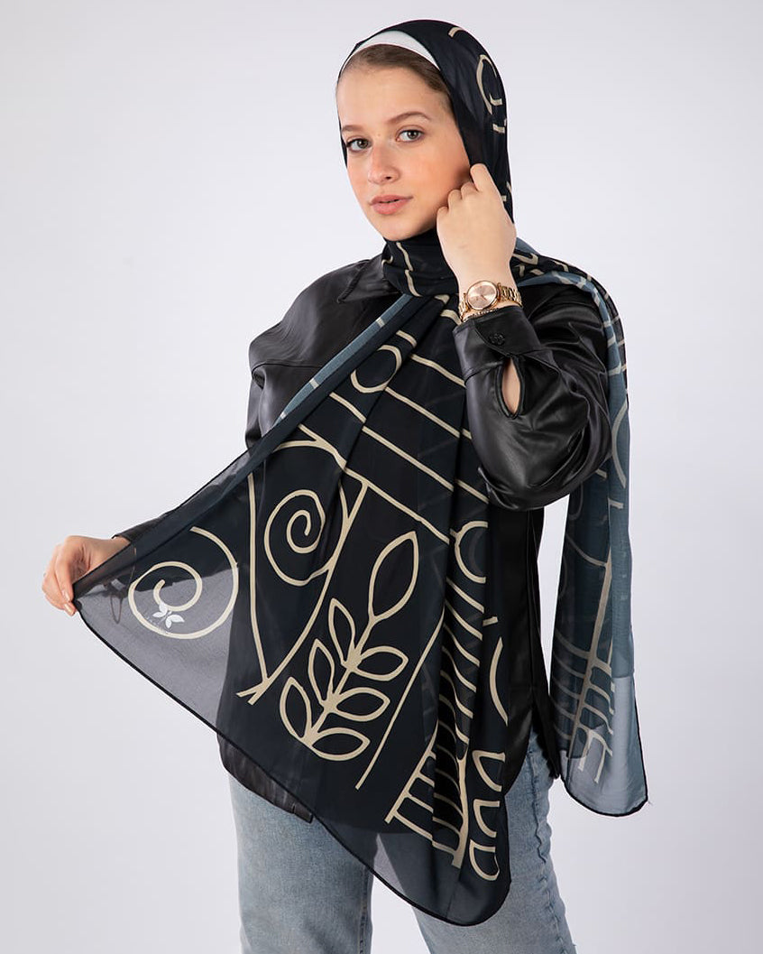 Prism | Printed Chiffon Scarf