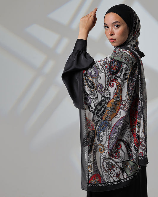 Lunara | Printed Chiffon Scarf
