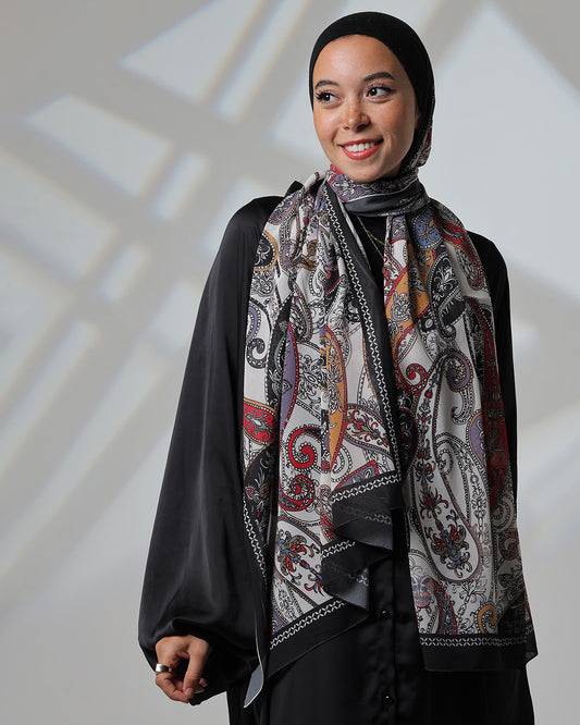 Lunara | Printed Chiffon Scarf