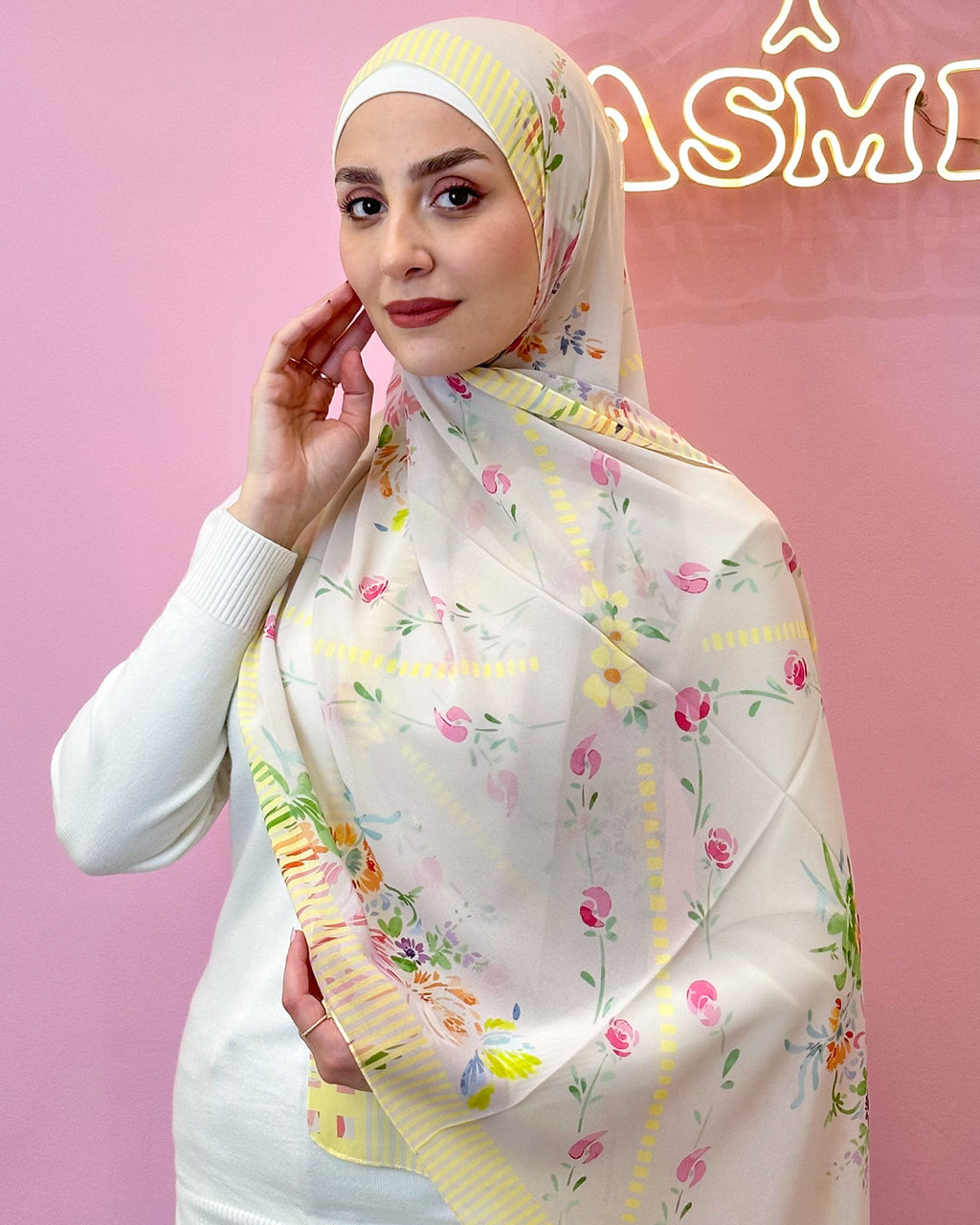 Tavira | Printed Chiffon Scarf