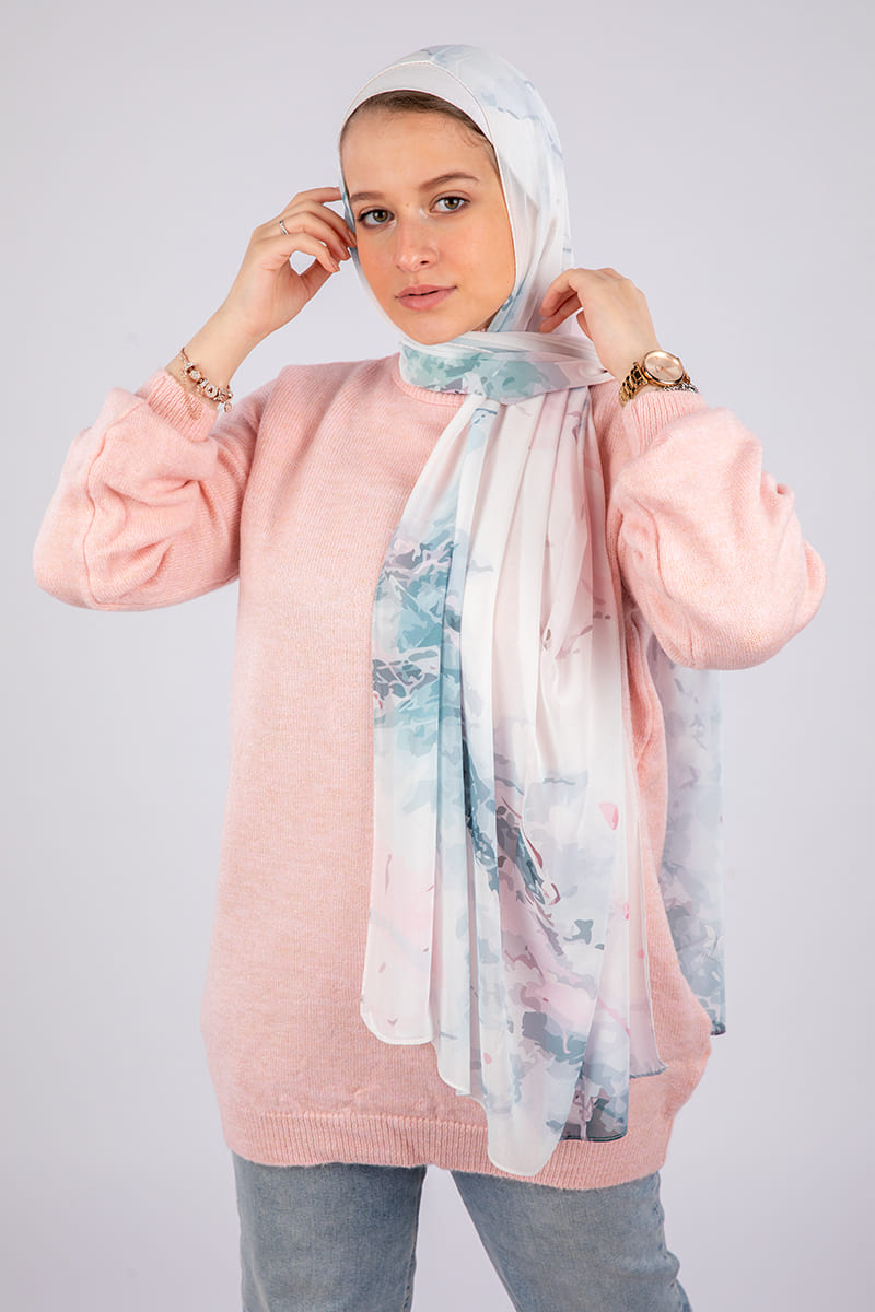 Zeal | Printed Chiffon Scarf