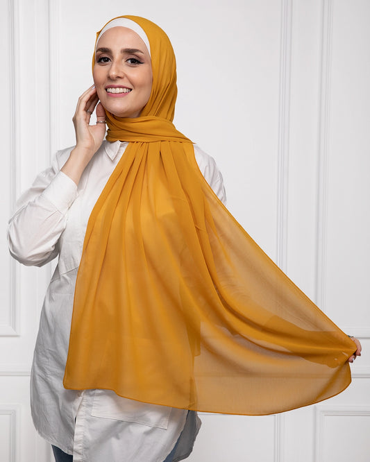 Plain Chiffon Scarf