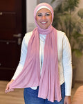 Arvienne | Pink |Cotton Kuwaiti Scarf