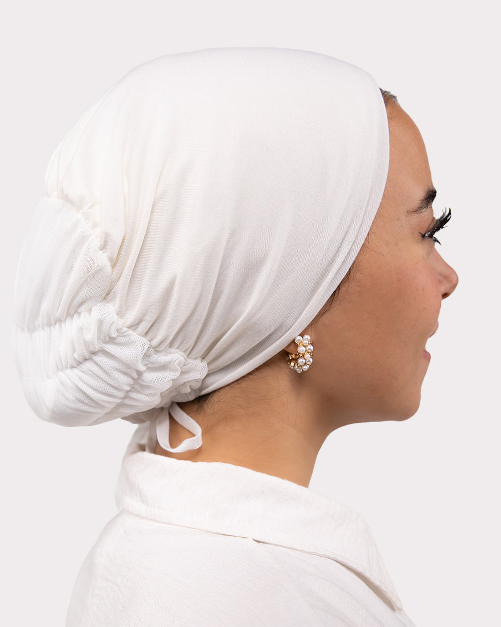 Breathy Bandana with Ribbon | Off-White